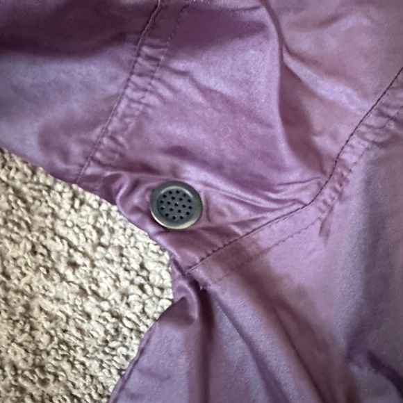Vintage Izod purple Anorak windbreaker jacket packable pullover Small  y2k 90's - Picture 5 of 7